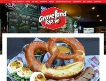 Tablet Screenshot of grovelandtap.com